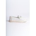 LIZY Bağcıksız Ortopedik Rahat Taban Kalp Desenli Babet Ayakkabı KT Beyaz