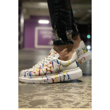 CH254 - CBT Pittura Erkek Ayakkabı 414 SARI / KIRMIZI PÜSKÜRTME CH254 - CBT Pittura Erkek Ayakkabı 414 SARI / KIRMIZI PÜSKÜRTME