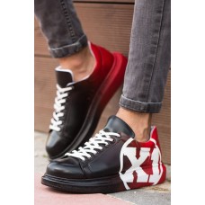 CH254 - CBT Pittura Erkek Ayakkabı 445 SIYAH / KIRMIZI X1 CH254 - CBT Pittura Erkek Ayakkabı 445 SIYAH / KIRMIZI X1
