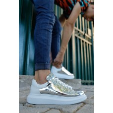 CH259 - ABT Specchio Erkek Ayakkabı GUMUS/BEYAZ