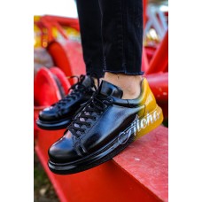 CH254 - CBT Pittura Erkek Ayakkabı 476 SIYAH / SARI ALOHA