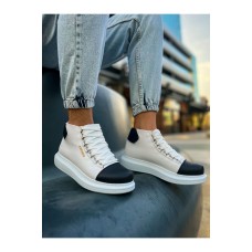 CH258 - GBT Roma Colourful Erkek Bot BEYAZ/SIYAH CH258 - GBT Roma Colourful Erkek Bot BEYAZ/SIYAH