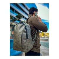 CNT104 - Cilt Erkek Sırt Çantası HAKI CNT104 - Cilt Erkek Sırt Çantası HAKI