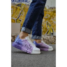 CH254 - CBT Pittura Erkek Ayakkabı 447 BEYAZ / MOR CH254 - CBT Pittura Erkek Ayakkabı 447 BEYAZ / MOR