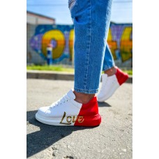 CH254 CBT Pittura Erkek Ayakkabı 504 BEYAZ / KIRMIZI LOVE CH254 CBT Pittura Erkek Ayakkabı 504 BEYAZ / KIRMIZI LOVE
