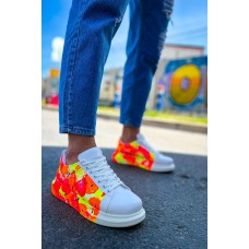 CH254 - CBT Pittura Erkek Ayakkabı 535 NEON TURUNCU / SIYAH YAĞMUR