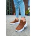 CH089 CBT Low Top Lace Up Erkek Ayakkabı TABA