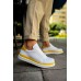 CH979 - Santoni GBT Spor Erkek Ayakkabı BEYAZ/SARI CH979 - Santoni GBT Spor Erkek Ayakkabı BEYAZ/SARI