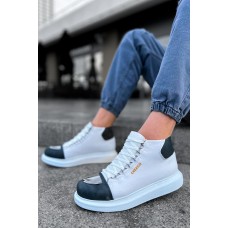 CH267 - GBT Roma Mirror Erkek Bot BEYAZ/ANTRASIT