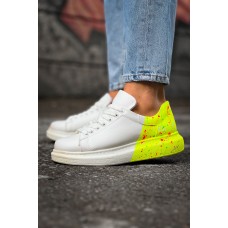 CH254 - CBT Pittura Erkek Ayakkabı 502 NEON SARI TOPUK SPLUSH