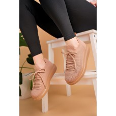 CH307 RT Tricot Kadın Ayakkabı TABA