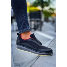 CH181 - RRT İpekyol Erkek Ayakkabı SIYAH - KIRMIZI CH181 - RRT İpekyol Erkek Ayakkabı SIYAH - KIRMIZI