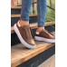 CH092 GBT Zip Style Erkek Ayakkabı TABA/BEYAZ