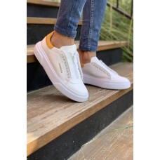 CH092 GBT Zip Style Erkek Ayakkabı BEYAZ/SARI