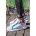 CH254 CBT Pittura Erkek Ayakkabı 420 MAVI-PEMBE ISLEME