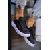 CH092 GBT Zip Style Erkek Ayakkabı SIYAH/KIRMIZI