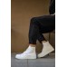 CH029 CBT Vulcanized Lace Up Erkek Bot BEYAZ