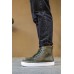 CH029 CBT Vulcanized Lace Up Erkek Bot HAKI