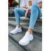 CH089 CBT Low Top Lace Up Erkek Ayakkabı BEYAZ