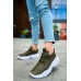 CH089 CBT Low Top Lace Up Erkek Ayakkabı HAKI
