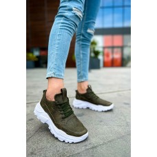 CH089 CBT Low Top Lace Up Erkek Ayakkabı HAKI