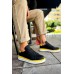 CH979 Santoni GBT Spor Erkek Ayakkabı SIYAH/SARI