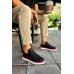CH979 Santoni GBT Spor Erkek Ayakkabı SIYAH/KIRMIZI