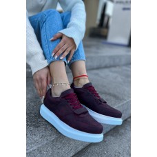 CH073 CBT Flatline Kadın Ayakkabı BORDO