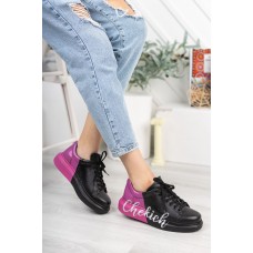 CH254 CST Pittura Kadın Ayakkabı 477 SIYAH / PEMBE  CHEKICH