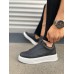JY007 Alba Bağcıksız Cilt Erkek Günlük Sneaker Ayakkabı CBT Siyah
