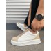 JY007 Alba Bağcıksız Süet Cilt Erkek Günlük Sneaker Ayakkabı SCBT Bej/Beyaz