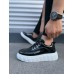 JY010 Cloud Bağcıklı Rugan Erkek Günlük Sneaker Ayakkabı RBT - Siyah