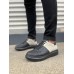JY151 Boost Bağcıklı Cilt Süet Erkek Günlük Sneaker Ayakkabı CSST - Siyah/Gri