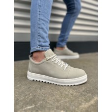 JY152 Cool Bağcıklı Süet Erkek Günlük Spor Klasik Ayakkabı SBT - Gri