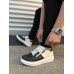 JY155 Warrior Bağcıklı ve Fermuarlı Cilt Erkek Günlük Sneaker Ayakkabı CBT - Beyaz/Siyah