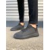 JY204 Flex Bağcıklı Keten Kumaş Erkek Günlük Sneaker Ayakkabı KST - Siyah